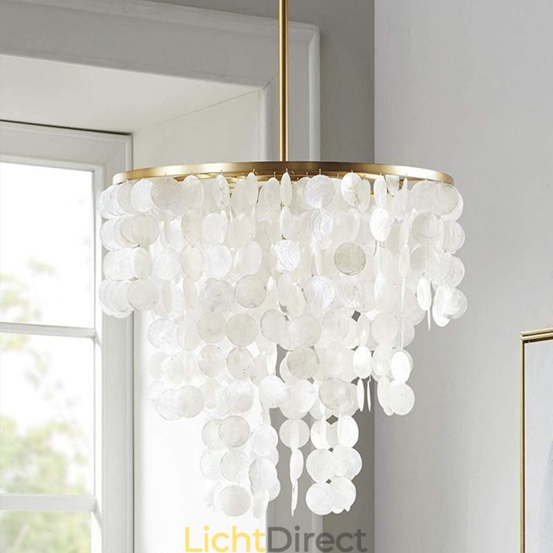 Hedendaagse schelpen hangende plafondverlichting