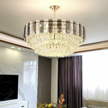 Luxe Europese hanglamp Kristallen plafondlamp Luxe Europese hanglamp Kristallen plafondlamp