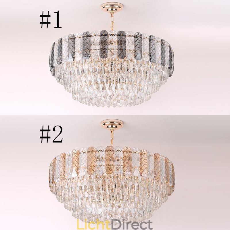 Luxe Europese hanglamp Kristallen plafondlamp