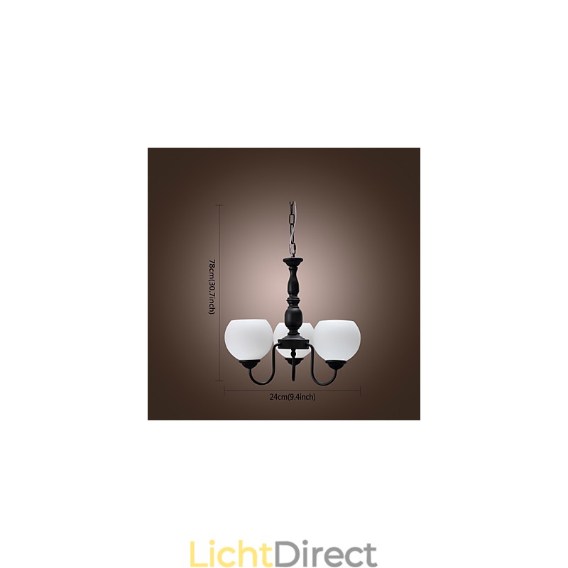 Traditionele klassieke kaarsstijl bronzen kroonluchter