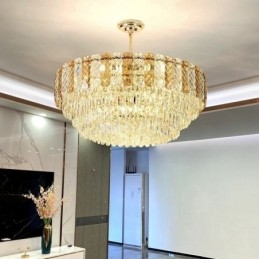 Luxe Europese hanglamp Kristallen plafondlamp