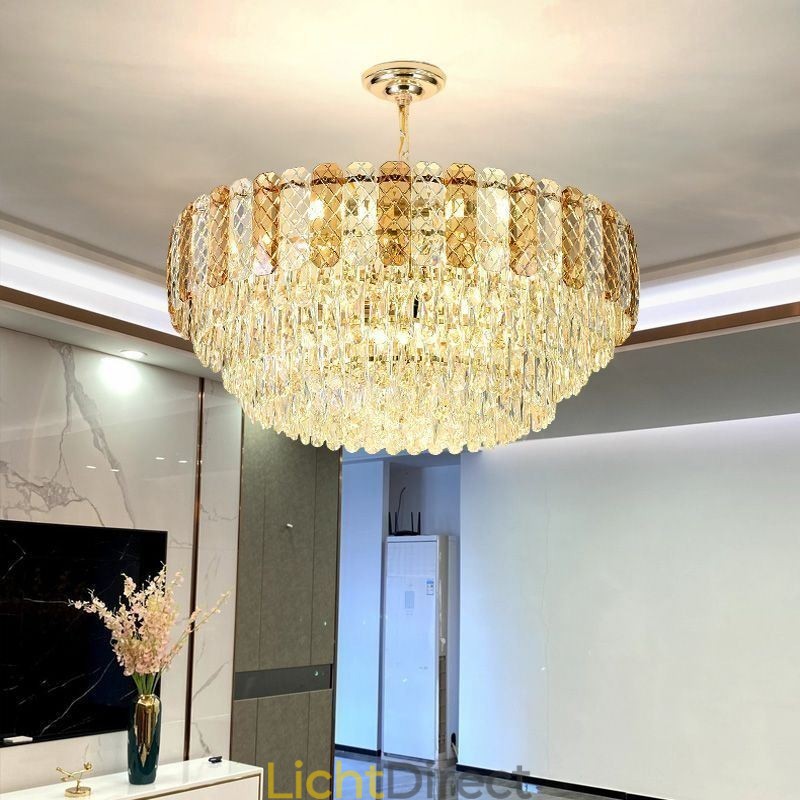 Luxe Europese hanglamp Kristallen plafondlamp
