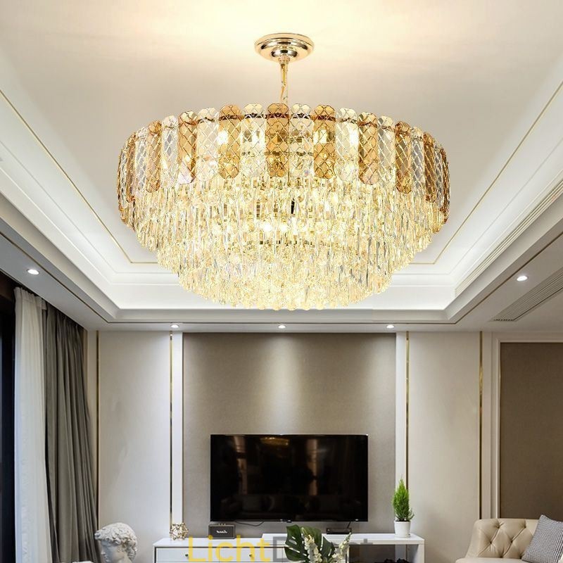 Luxe Europese hanglamp Kristallen plafondlamp