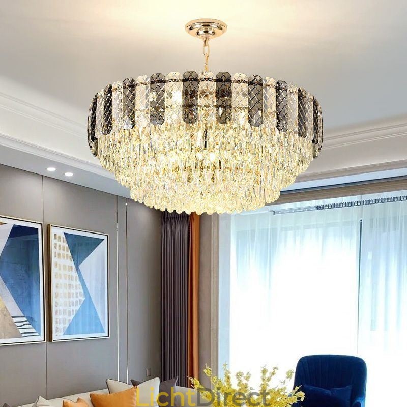 Luxe Europese hanglamp Kristallen plafondlamp