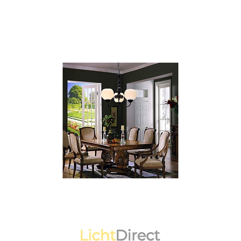 Traditionele klassieke kaarsstijl bronzen kroonluchter