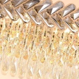 Europese Kristallen Hanglamp Luxe Ovale Plafondlamp