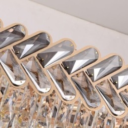 Europese Kristallen Hanglamp Luxe Ovale Plafondlamp