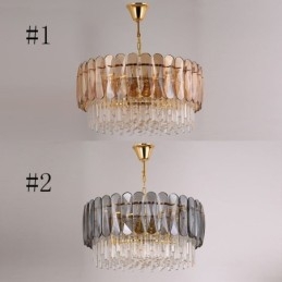 Luxe hanglamp kristal goud plafondlamp