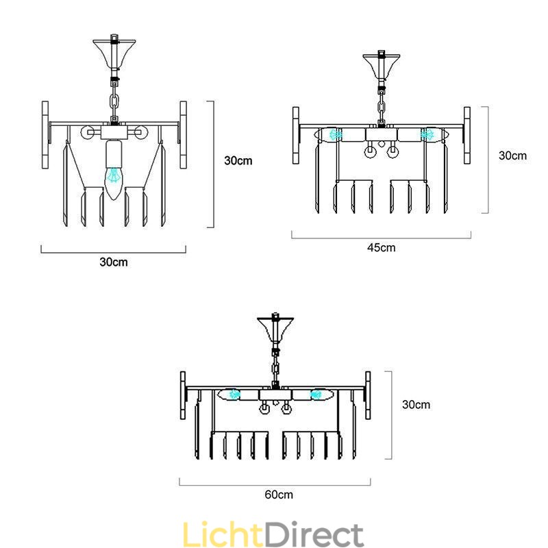 Luxe hanglamp kristal goud plafondlamp