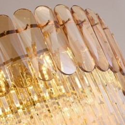 Luxe hanglamp kristal goud plafondlamp