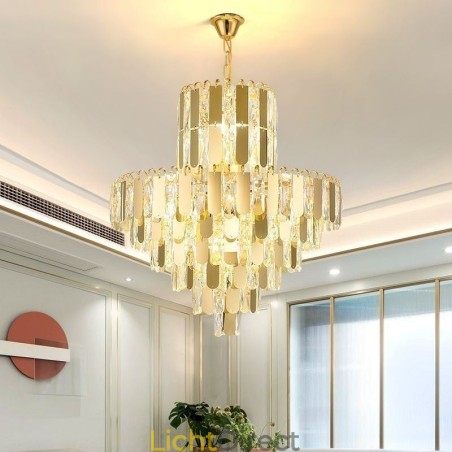 Moderne kristallen hanglamp, hedendaagse plafondverlichting, armaturen Moderne kristallen hanglamp, hedendaagse plafondverlichting, armaturen