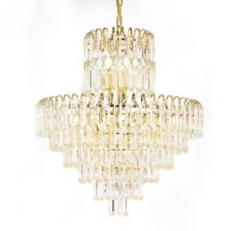 Elegante hanglamp kristal ronde plafondverlichtingsarmatuur