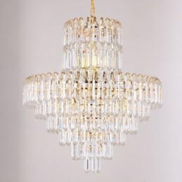 Elegante hanglamp kristal ronde plafondverlichtingsarmatuur