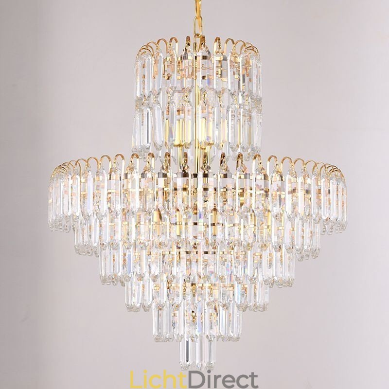 Elegante hanglamp kristal ronde plafondverlichtingsarmatuur