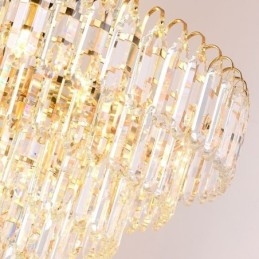 Elegante hanglamp kristal ronde plafondverlichtingsarmatuur