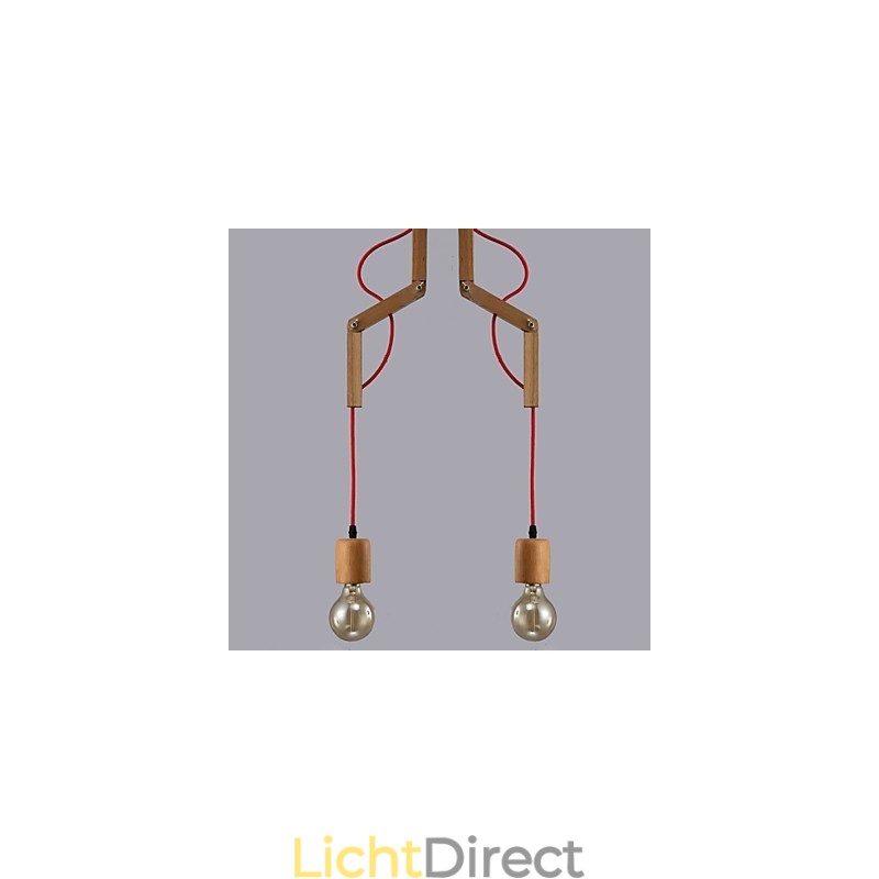Kroonluchter Mini Stijl Modern Hedendaags Hout Bamboe