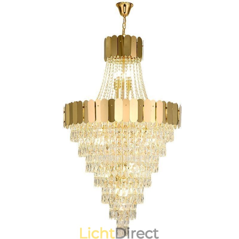 Europese Kristallen Hanglamp Conische Hanglamp