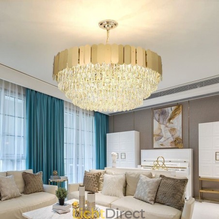 Moderne hanglamp Kristal Ronde Hangende Plafondlamp Moderne hanglamp Kristal Ronde Hangende Plafondlamp