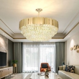 Moderne hanglamp Kristal Ronde Hangende Plafondlamp