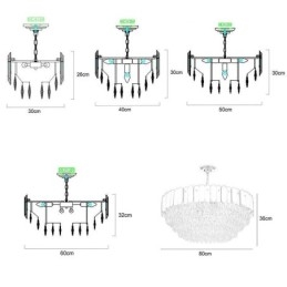 Moderne hanglamp Kristal Ronde Hangende Plafondlamp