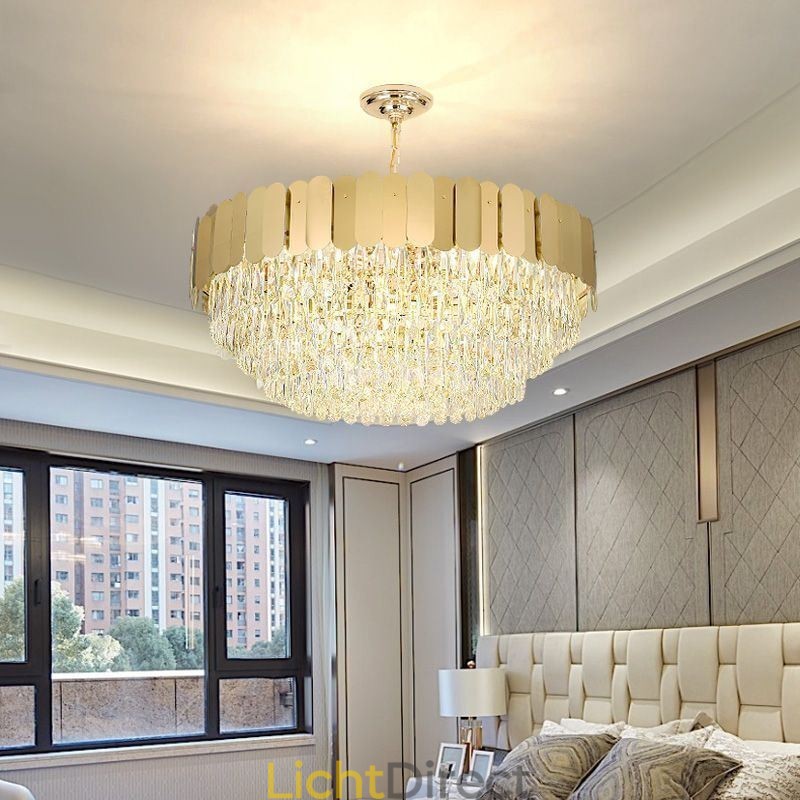 Moderne hanglamp Kristal Ronde Hangende Plafondlamp