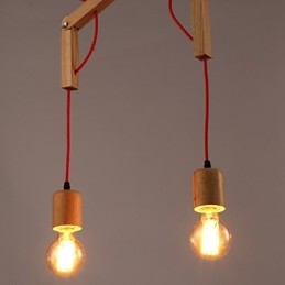 Kroonluchter Mini Stijl Modern Hedendaags Hout Bamboe