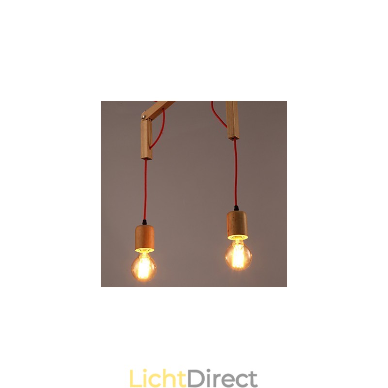 Kroonluchter Mini Stijl Modern Hedendaags Hout Bamboe