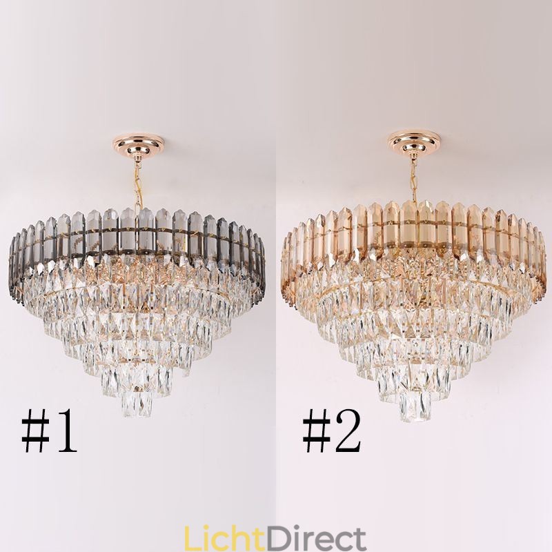 Moderne kristallen hanglamp plafondverlichtingsarmatuur