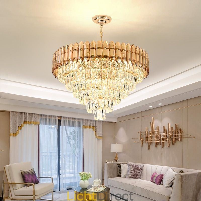 Moderne kristallen hanglamp plafondverlichtingsarmatuur