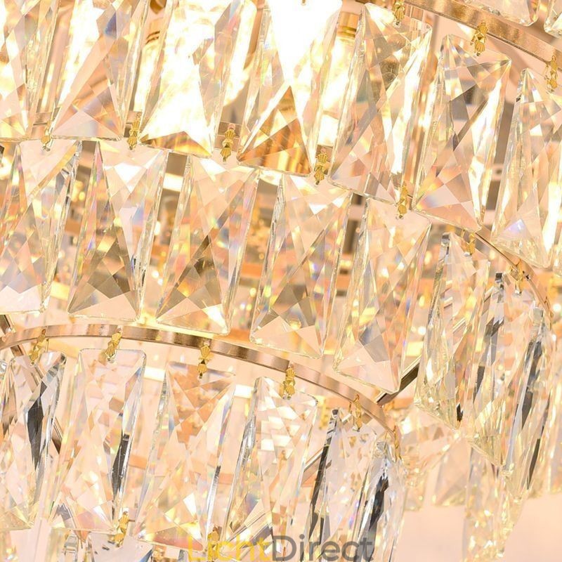 Moderne kristallen hanglamp plafondverlichtingsarmatuur
