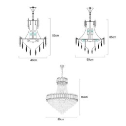 Moderne kristallen hanglamp plafondlamp