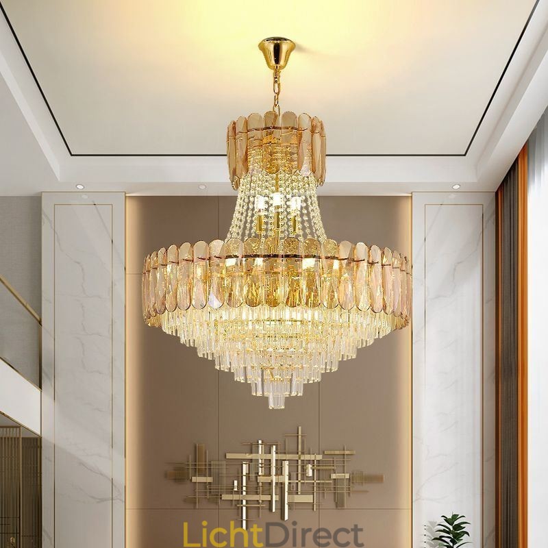 Europese Kristallen Hanglamp Hedendaagse Plafondlamp