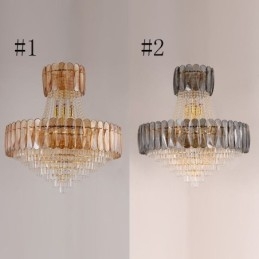 Europese Kristallen Hanglamp Hedendaagse Plafondlamp
