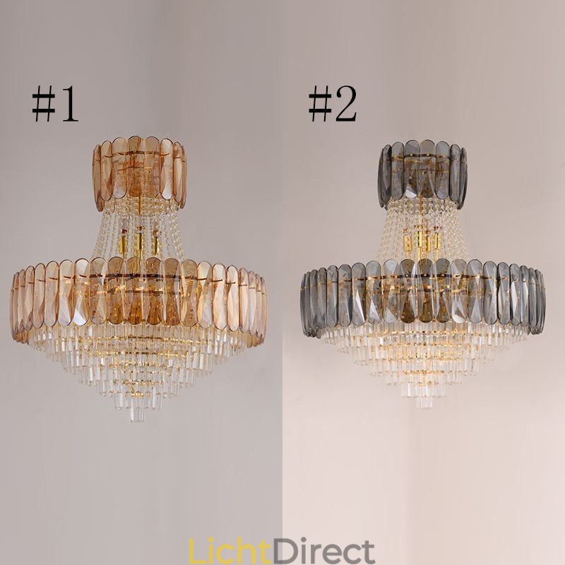 Europese Kristallen Hanglamp Hedendaagse Plafondlamp
