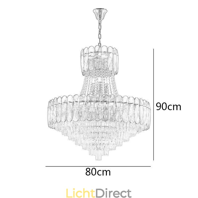 Europese Kristallen Hanglamp Hedendaagse Plafondlamp