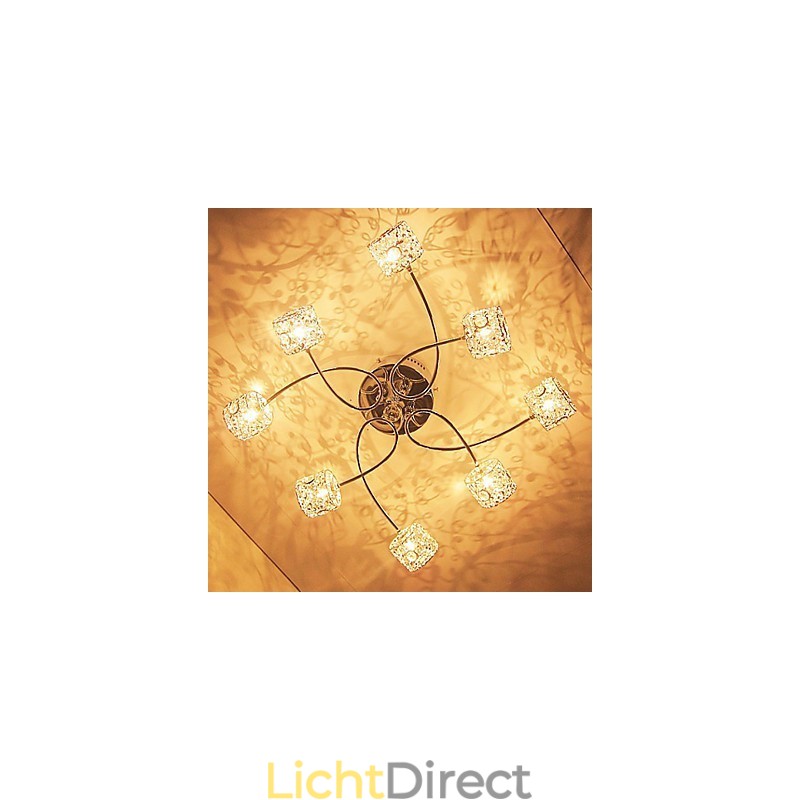 Moderne eigentijdse kristal gegalvaniseerde inbouw