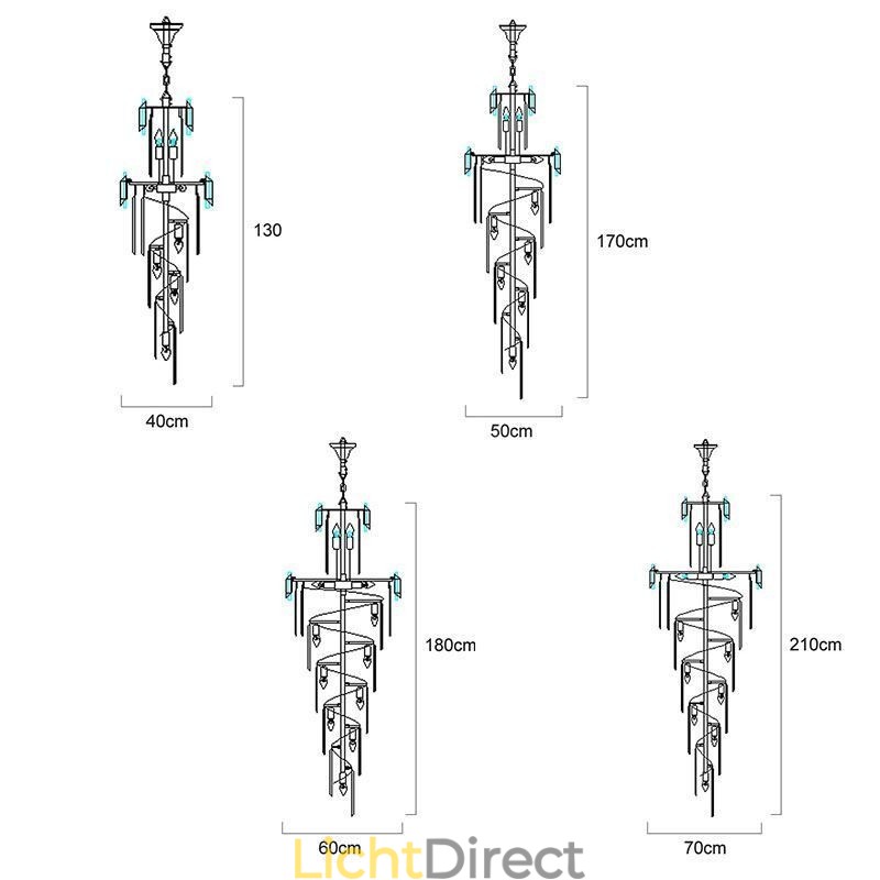 Moderne luxe kristallen hanglamp hanglamp