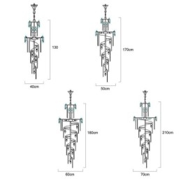 Moderne K9 Kristallen Hanglamp Plafondlamp Armatuur