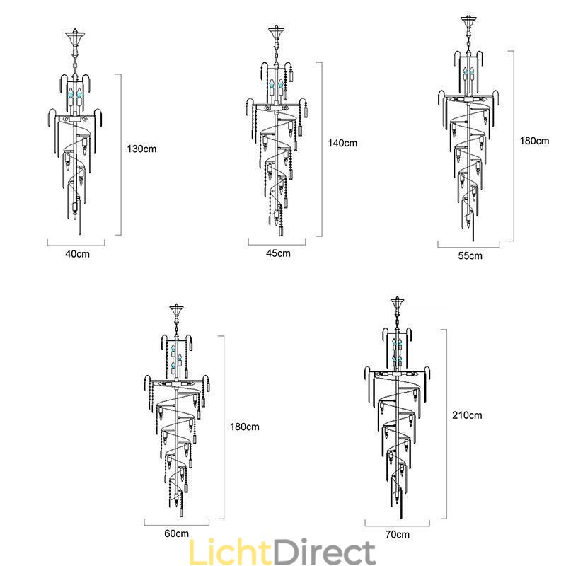 Moderne kristallen plafondlamp hanglamp