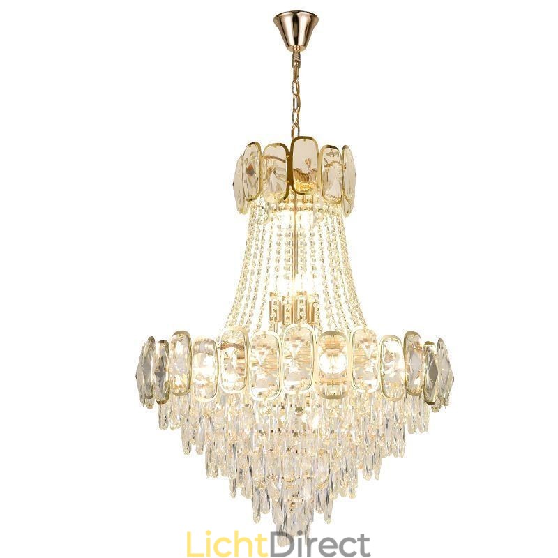 Moderne kristallen hanglamp ronde plafondverlichtingsarmatuur
