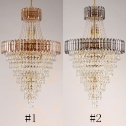 Conische kristallen hanglamp Elegante hanglamp