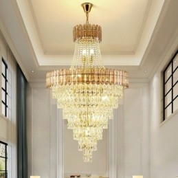 Conische kristallen hanglamp Elegante hanglamp