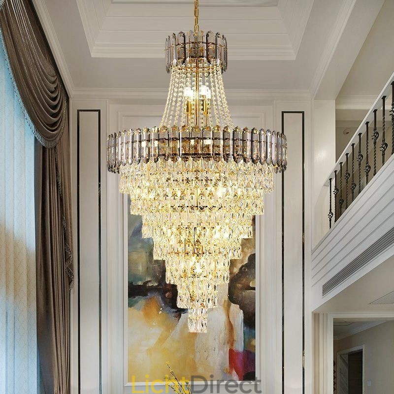 Conische kristallen hanglamp Elegante hanglamp