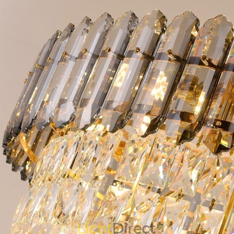 Conische kristallen hanglamp Elegante hanglamp