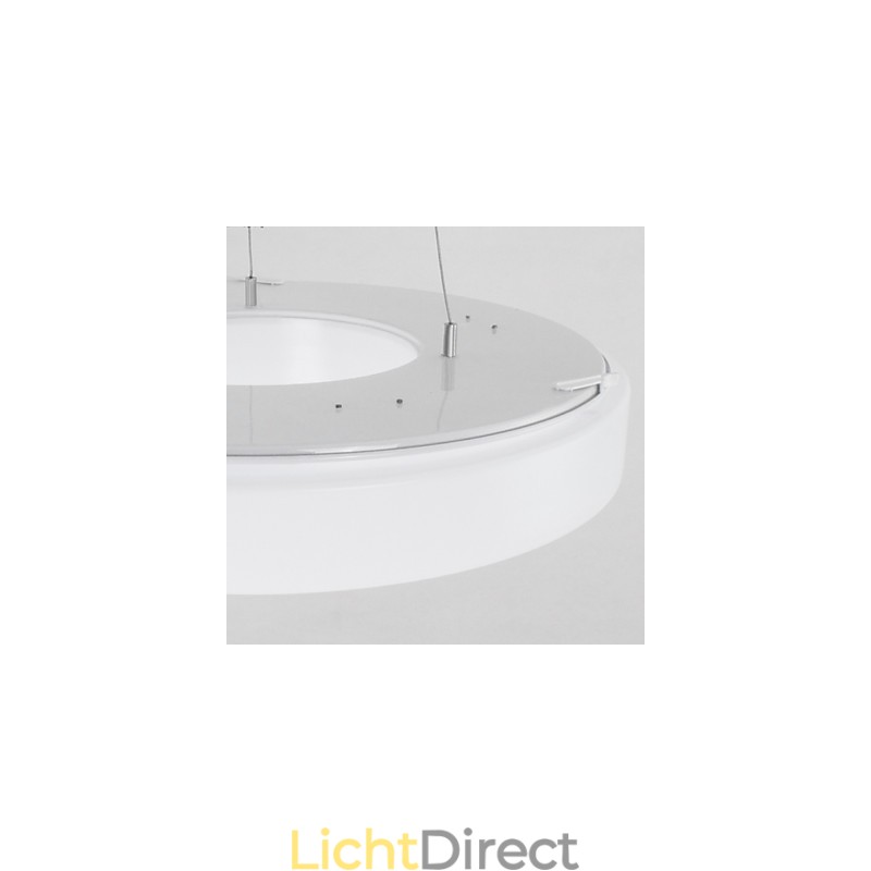 Top energiebesparende acryl kroonluchter licht projectverlichting moderne ronde hanglamp