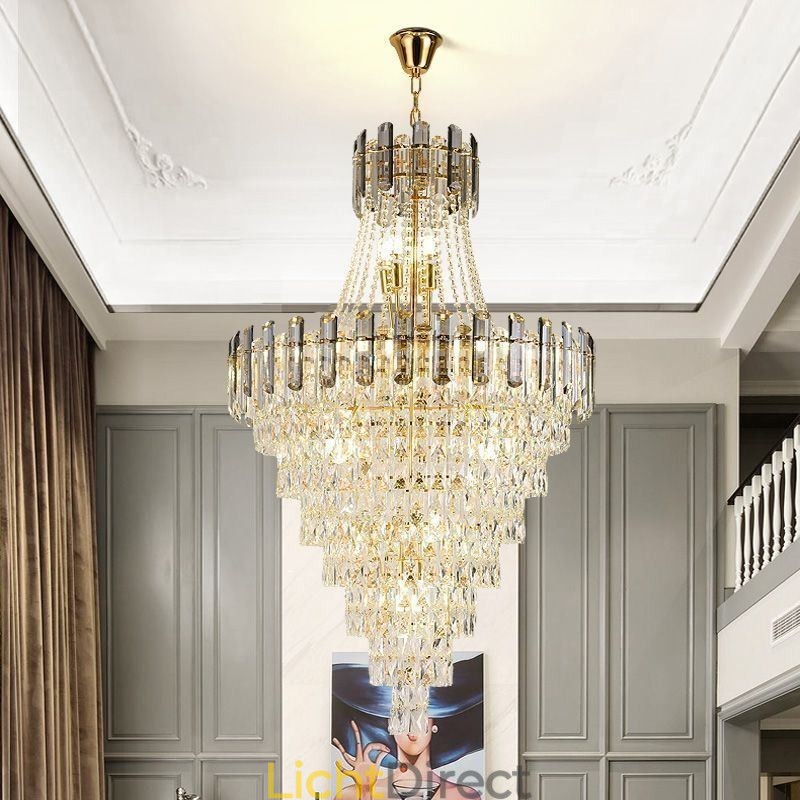 Moderne elegante kristallen hanglamp conische hanglamp