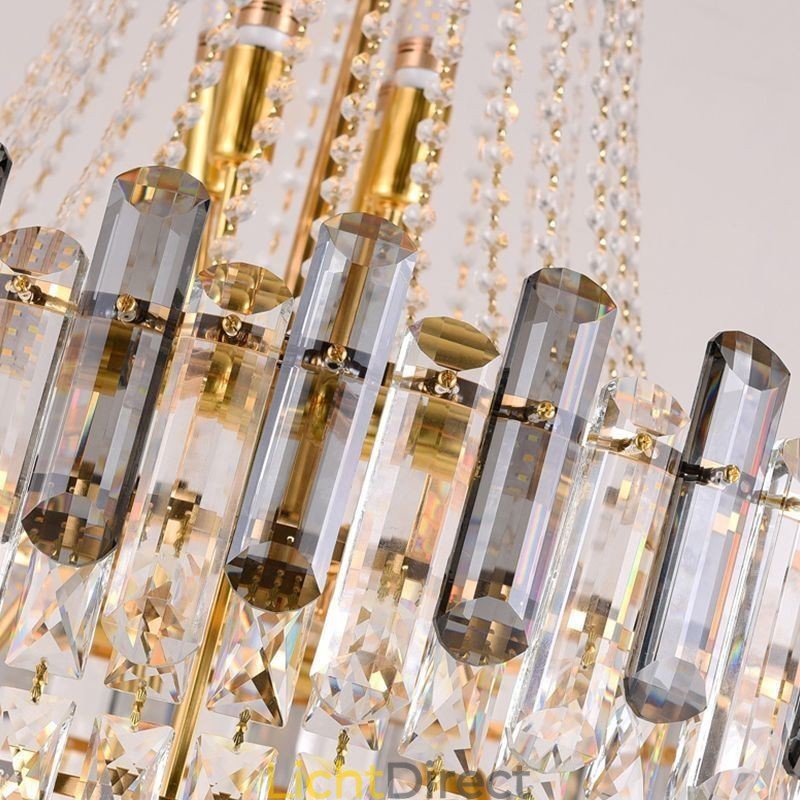 Moderne elegante kristallen hanglamp conische hanglamp