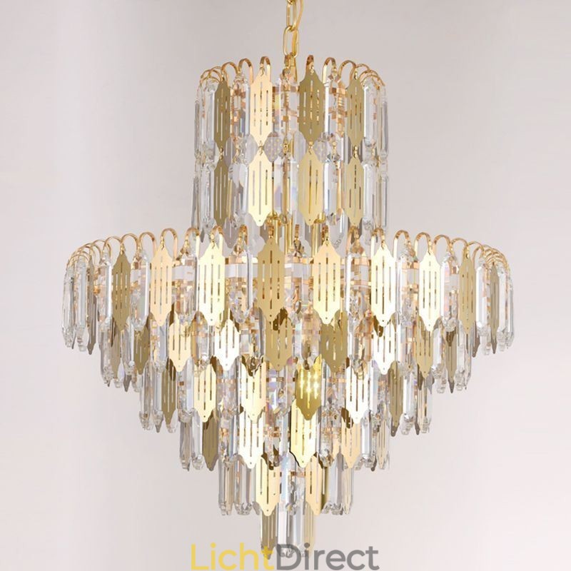 Moderne kristallen hanglamp, eigentijdse plafondlamp
