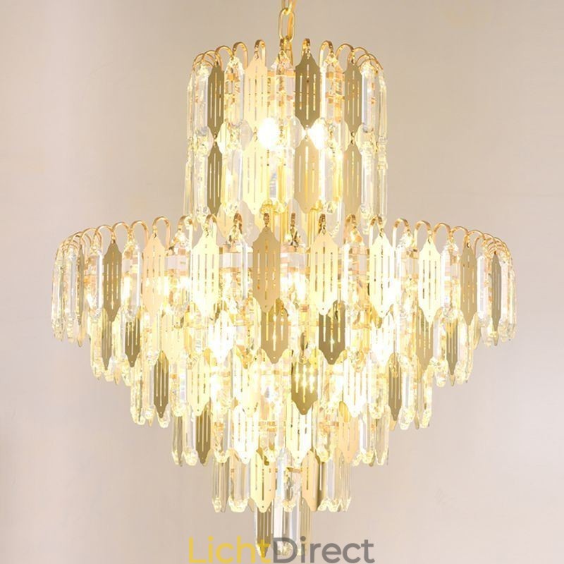 Moderne kristallen hanglamp, eigentijdse plafondlamp
