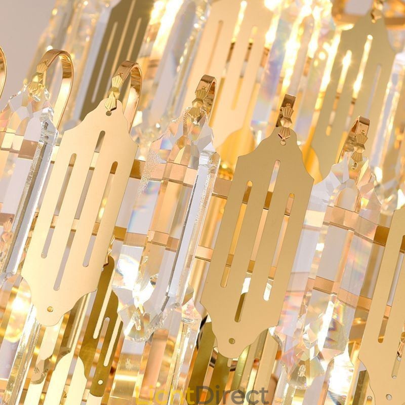 Moderne kristallen hanglamp, eigentijdse plafondlamp